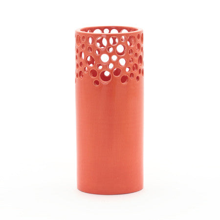 Lawrence McRae Lacey Vase in Coral