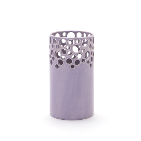 Lawrence McRae Lacey Vase #6 in Lavender