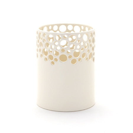 Large Candle Lacey Vase